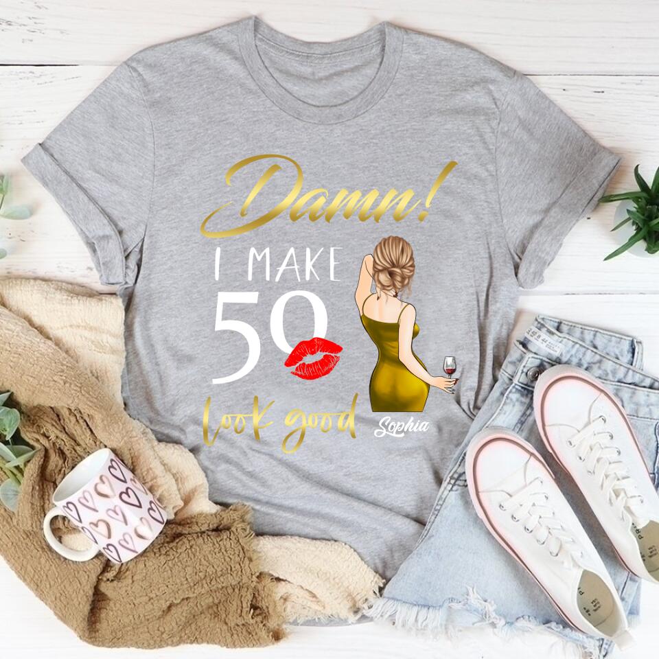 50th Birthday Shirts, Custom Birthday Shirts, Turning 50 Shirt, Gifts For Women Turning 50, 50 And Fabulous Shirt, 1972 Shirt, 50th Birthday Shirts For Her