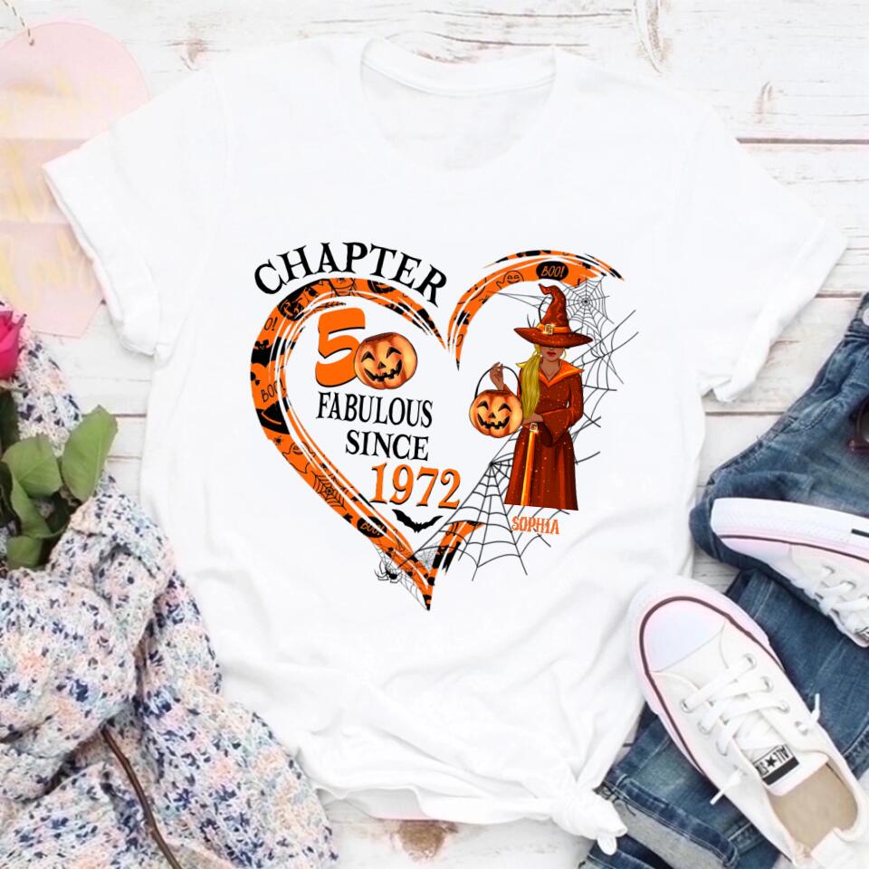 50th Birthday Shirts, Custom Birthday Shirts, Turning 50 Shirt, Gifts For Women Turning 50, 50 And Fabulous Shirt, 1972 Shirt, 50th Birthday Shirts For Her