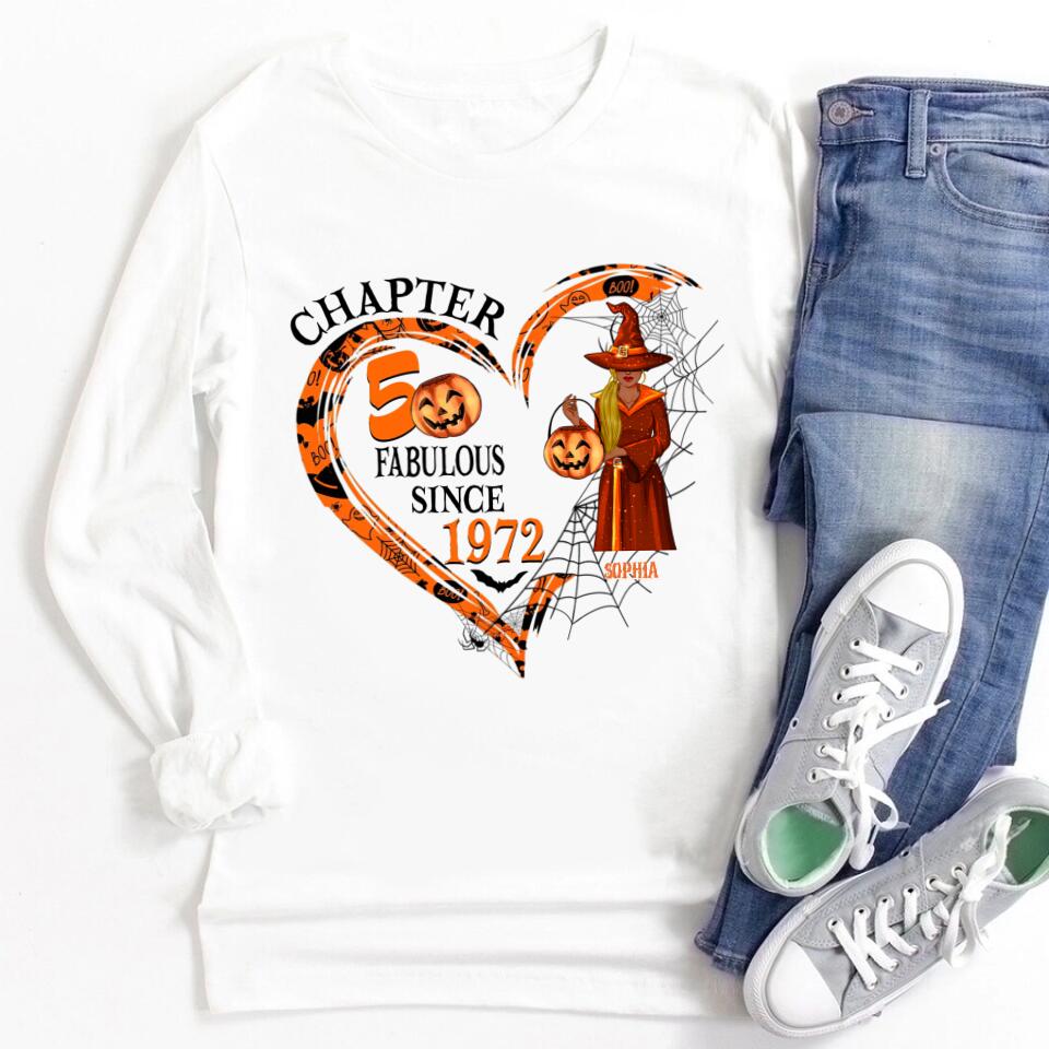 50th Birthday Shirts, Custom Birthday Shirts, Turning 50 Shirt, Gifts For Women Turning 50, 50 And Fabulous Shirt, 1972 Shirt, 50th Birthday Shirts For Her