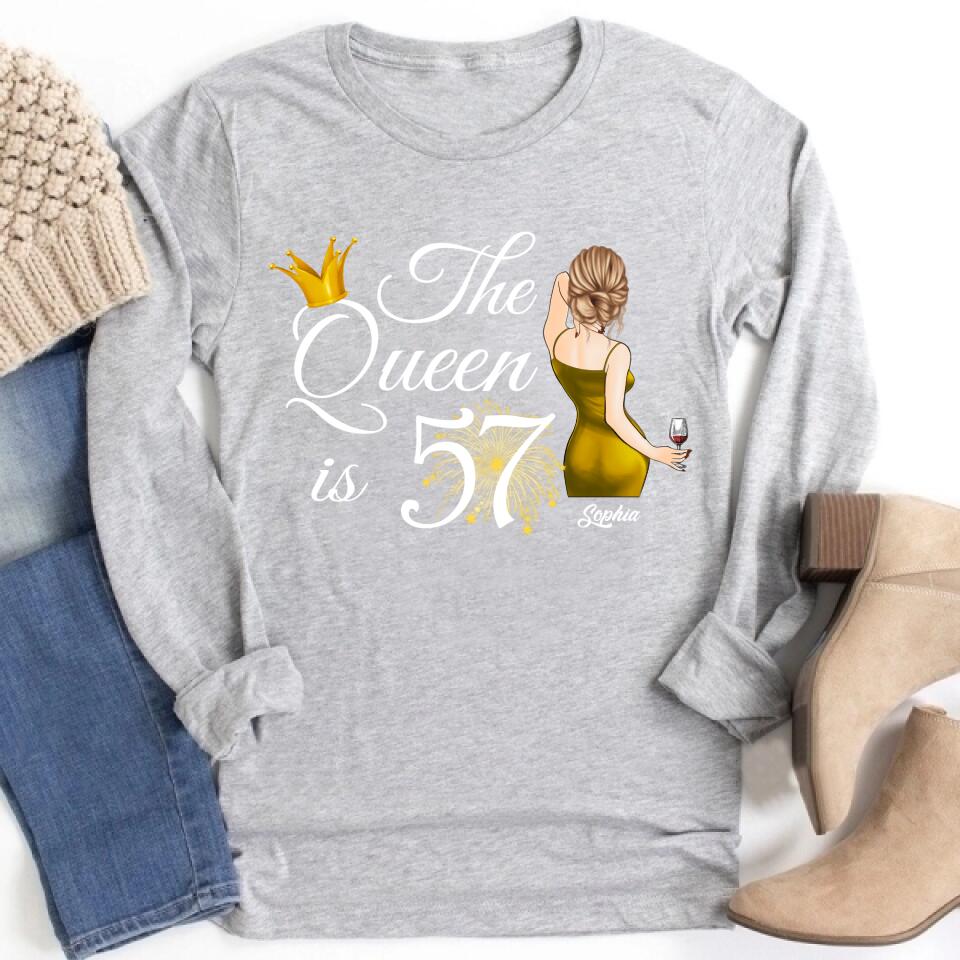 Custom Birthday Shirts, Chapter 57, Fabulous Since 1965 57th Birthday Unique T Shirt For Woman, Her Gifts For 57 Years Old, Turning 57 Birthday Cotton Shirt