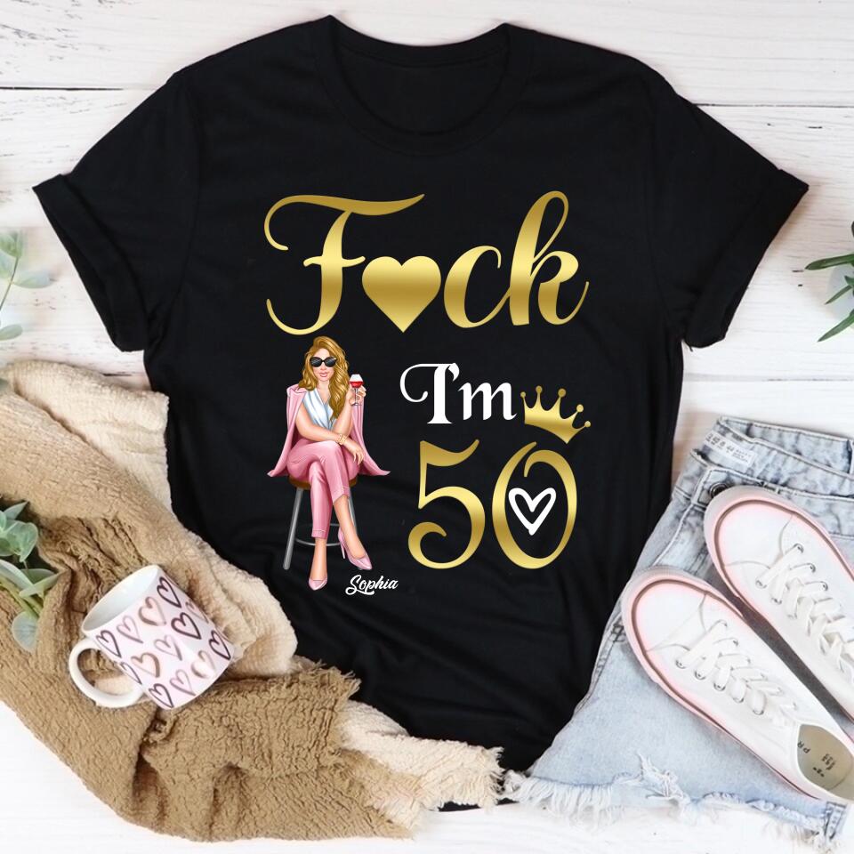 50th Birthday Shirts, Custom Birthday Shirts, Turning 50 Shirt, Gifts For Women Turning 50, 50 And Fabulous Shirt, 1972 Shirt, 50th Birthday Shirts For Her