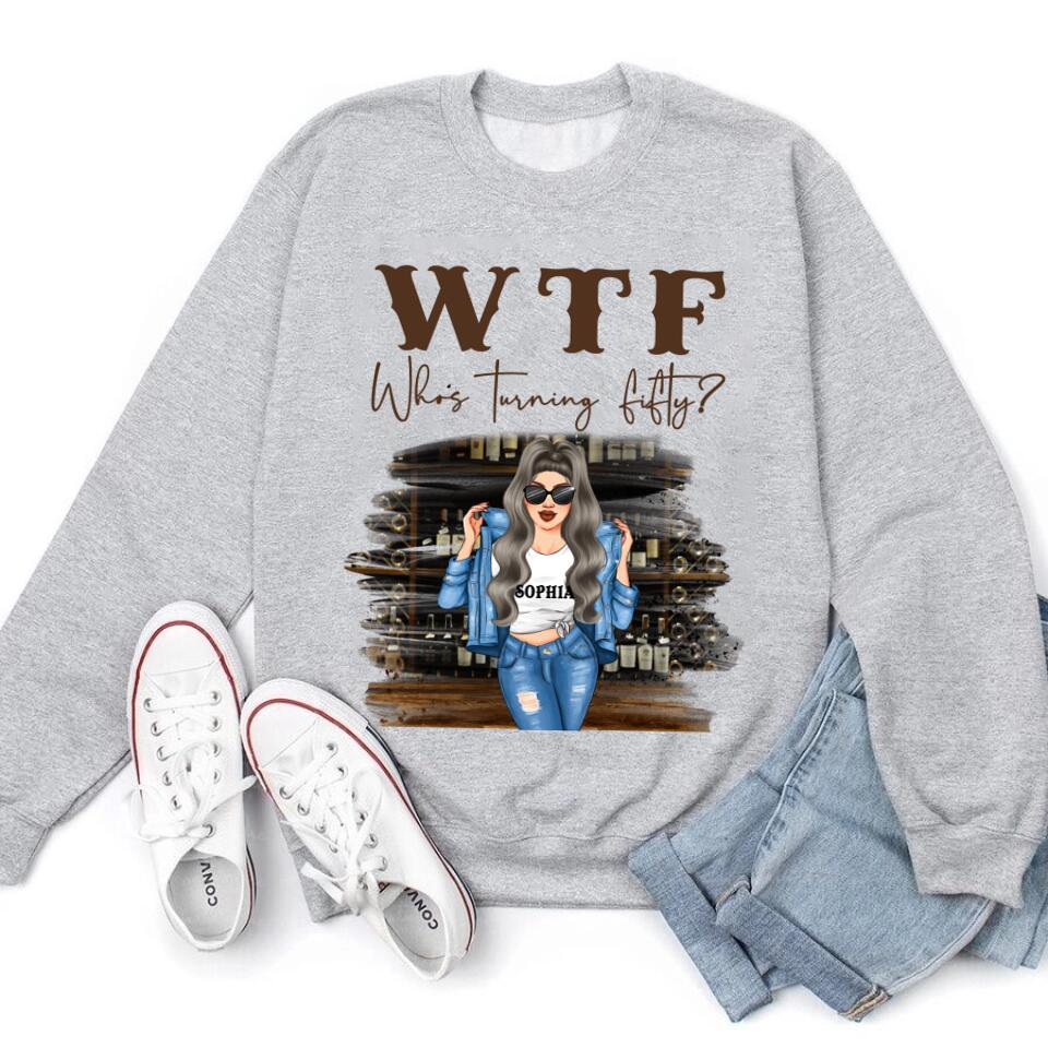 50th Birthday Shirts, Custom Birthday Shirts, Gifts For Women Turning 50, 50 And Fabulous Shirt, 50th Birthday Shirts For Her