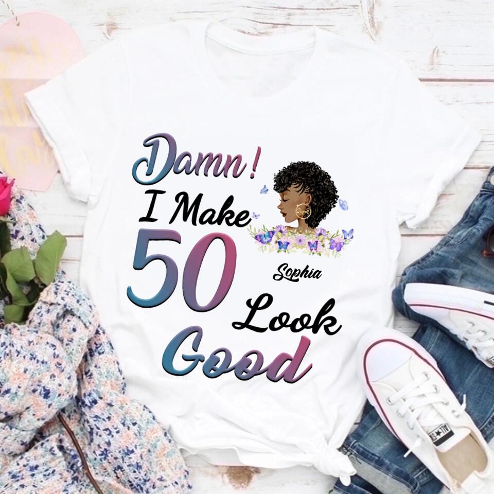 Chapter 50, Fabulous Since 1972 50th Birthday Unique T Shirt For Woman, Custom Birthday Shirt, Her Gifts For 50 Years Old , Turning 50 Birthday Cotton Shirt