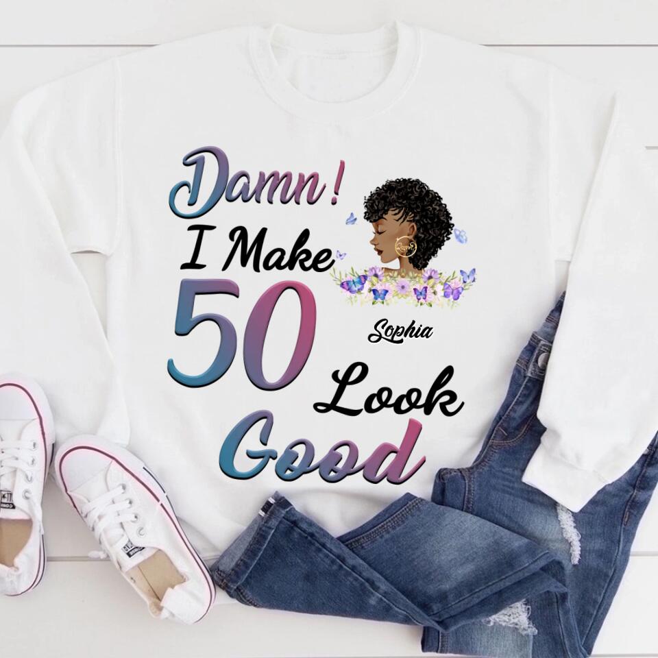 Chapter 50, Fabulous Since 1972 50th Birthday Unique T Shirt For Woman, Custom Birthday Shirt, Her Gifts For 50 Years Old , Turning 50 Birthday Cotton Shirt