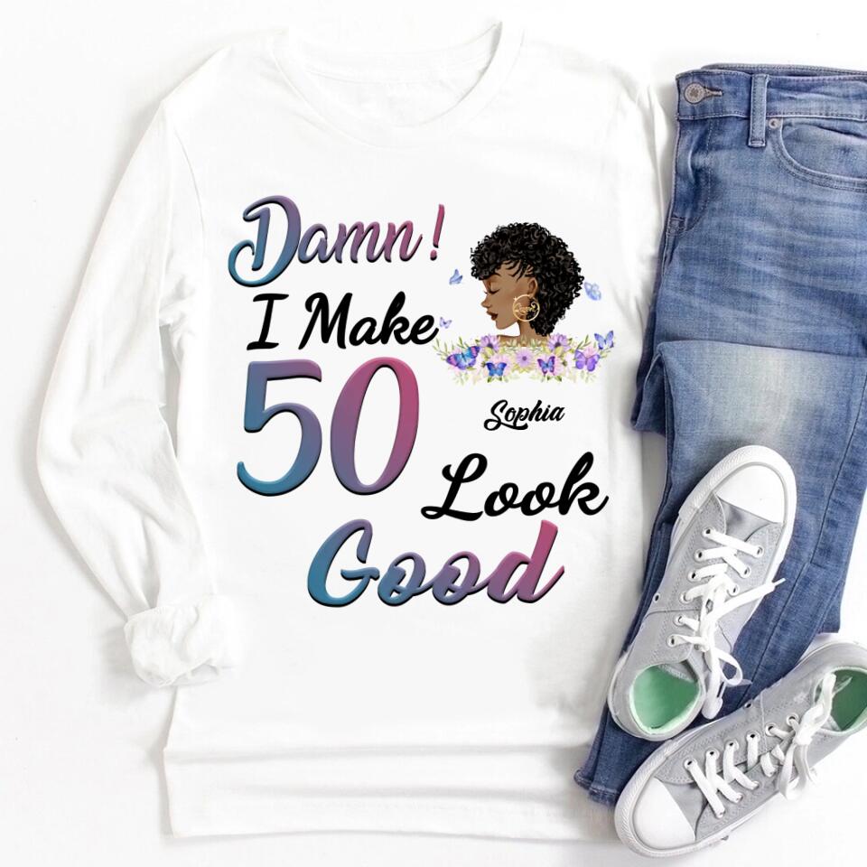 Chapter 50, Fabulous Since 1972 50th Birthday Unique T Shirt For Woman, Custom Birthday Shirt, Her Gifts For 50 Years Old , Turning 50 Birthday Cotton Shirt