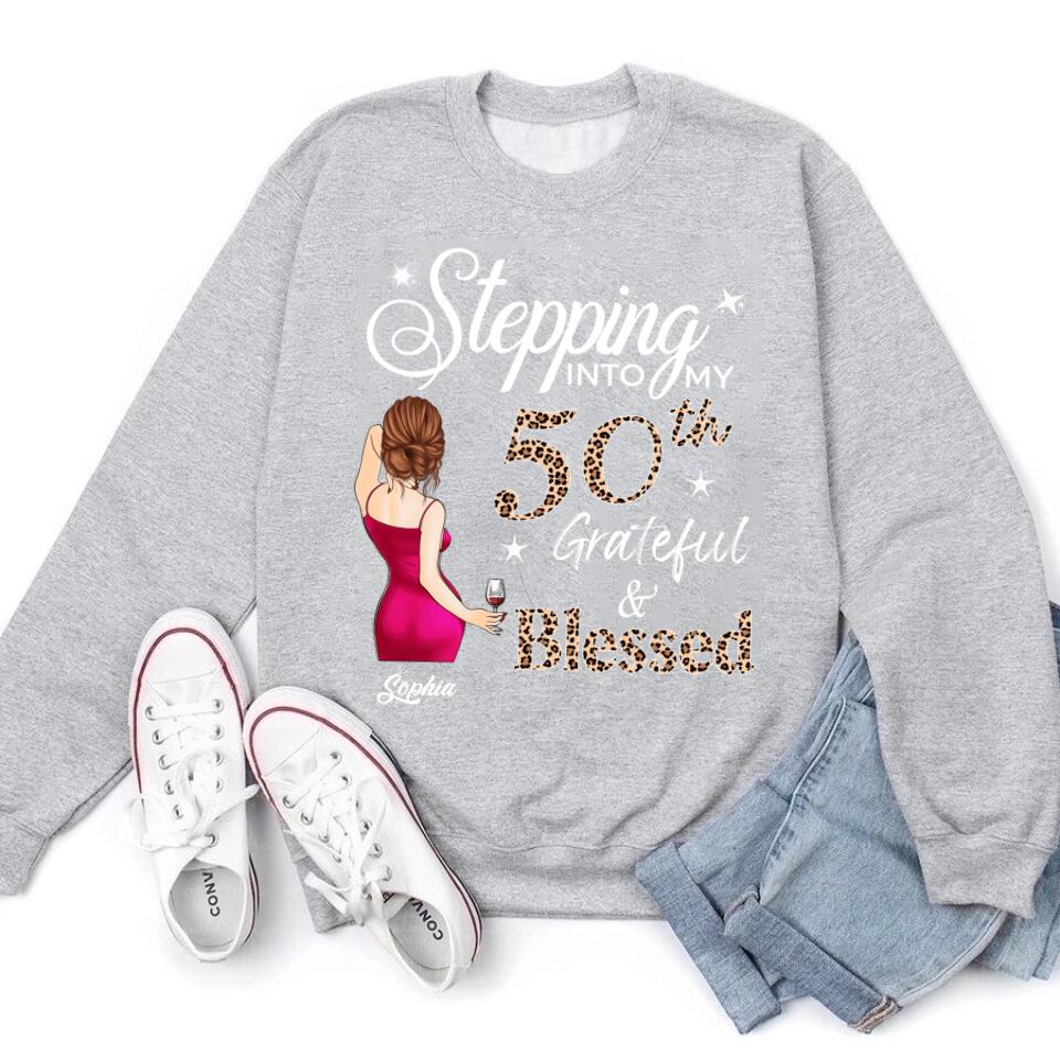 Stepping Into My 50th Birthday, Custom Birthday Shirts, Vintage 1972 Shirt, 50th Birthday Unique 50th Birthday Ideas