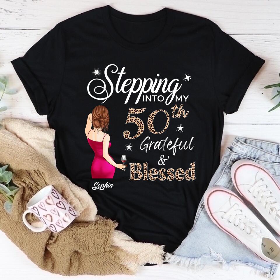 Stepping Into My 50th Birthday, Custom Birthday Shirts, Vintage 1972 Shirt, 50th Birthday Unique 50th Birthday Ideas