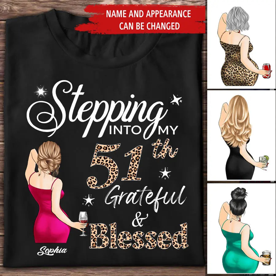 Stepping Into My 51st Birthday, Custom Birthday Shirts, Vintage 1972 Shirt, 51st Birthday Unique 51st Birthday Ideas