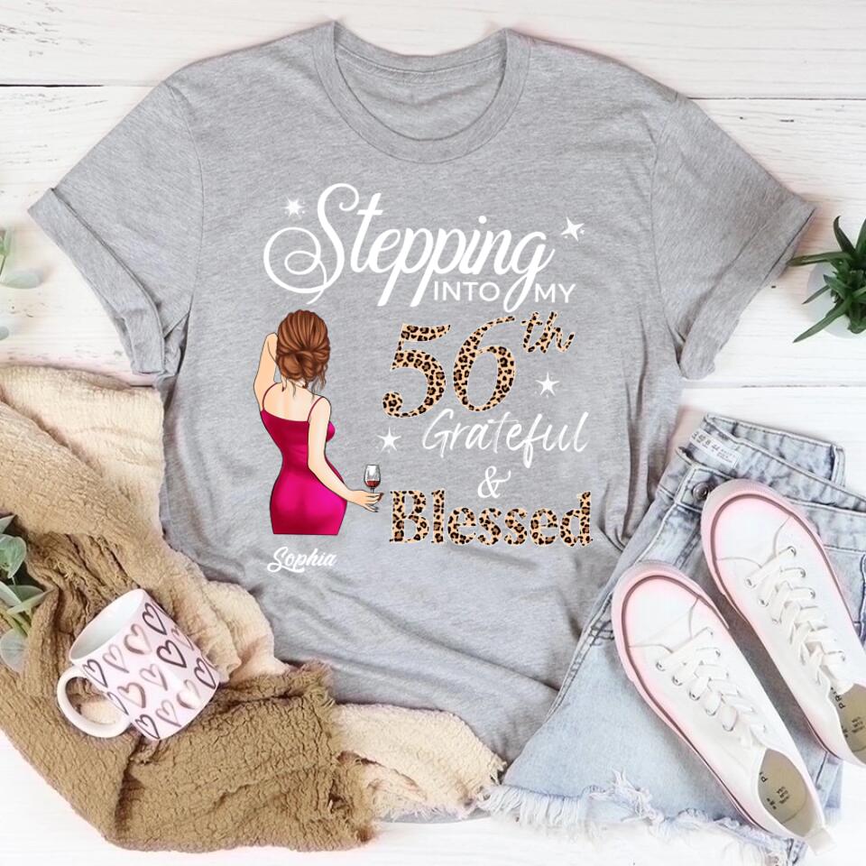 Stepping Into My 56th Birthday, Custom Birthday Shirts, Vintage 1966 Shirt, 56th Birthday Unique 56th Birthday Ideas