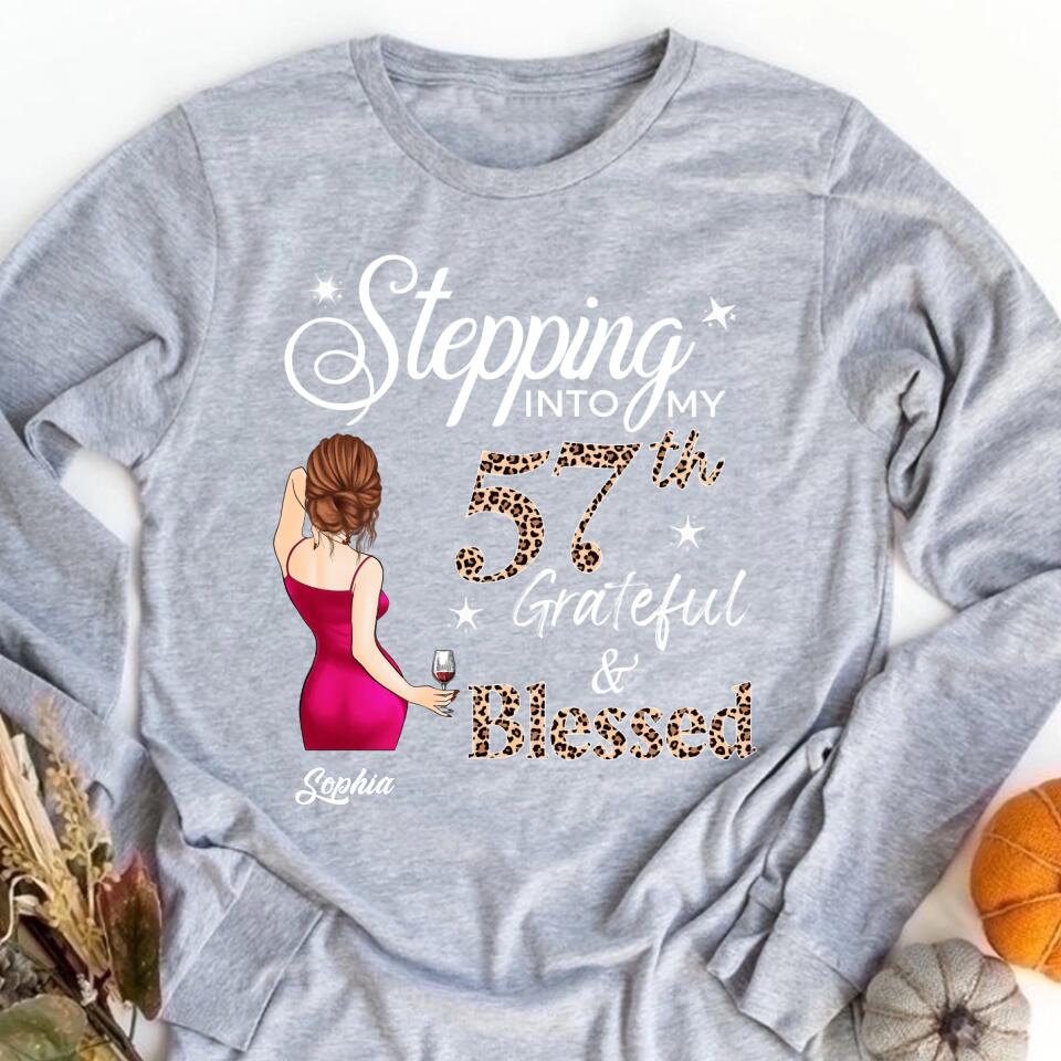 Stepping Into My 57th Birthday, Custom Birthday Shirts, Vintage 1965 Shirt, 57th Birthday Unique 57th Birthday Ideas