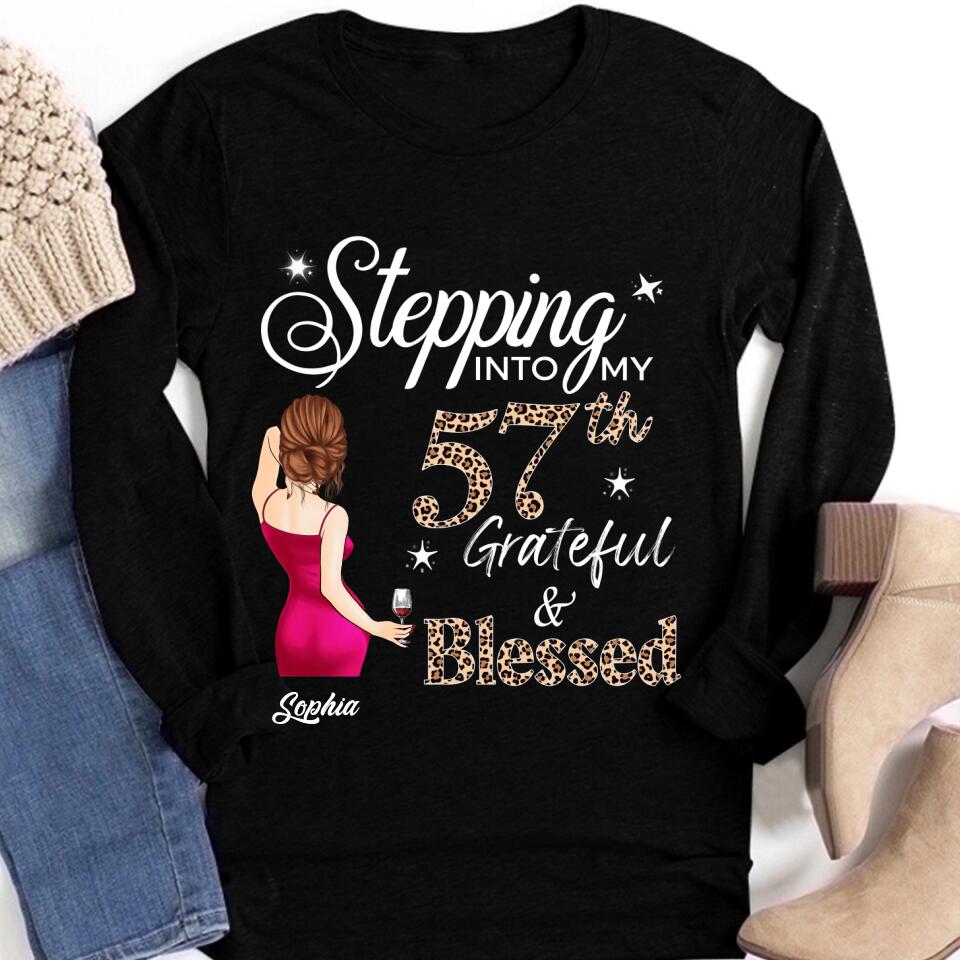 Stepping Into My 57th Birthday, Custom Birthday Shirts, Vintage 1965 Shirt, 57th Birthday Unique 57th Birthday Ideas