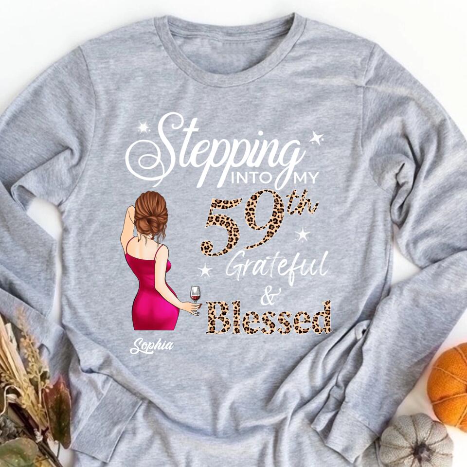 Stepping Into My 59th Birthday, Custom Birthday Shirts, Vintage 1963 Shirt, 59th Birthday Unique 59th Birthday Ideas