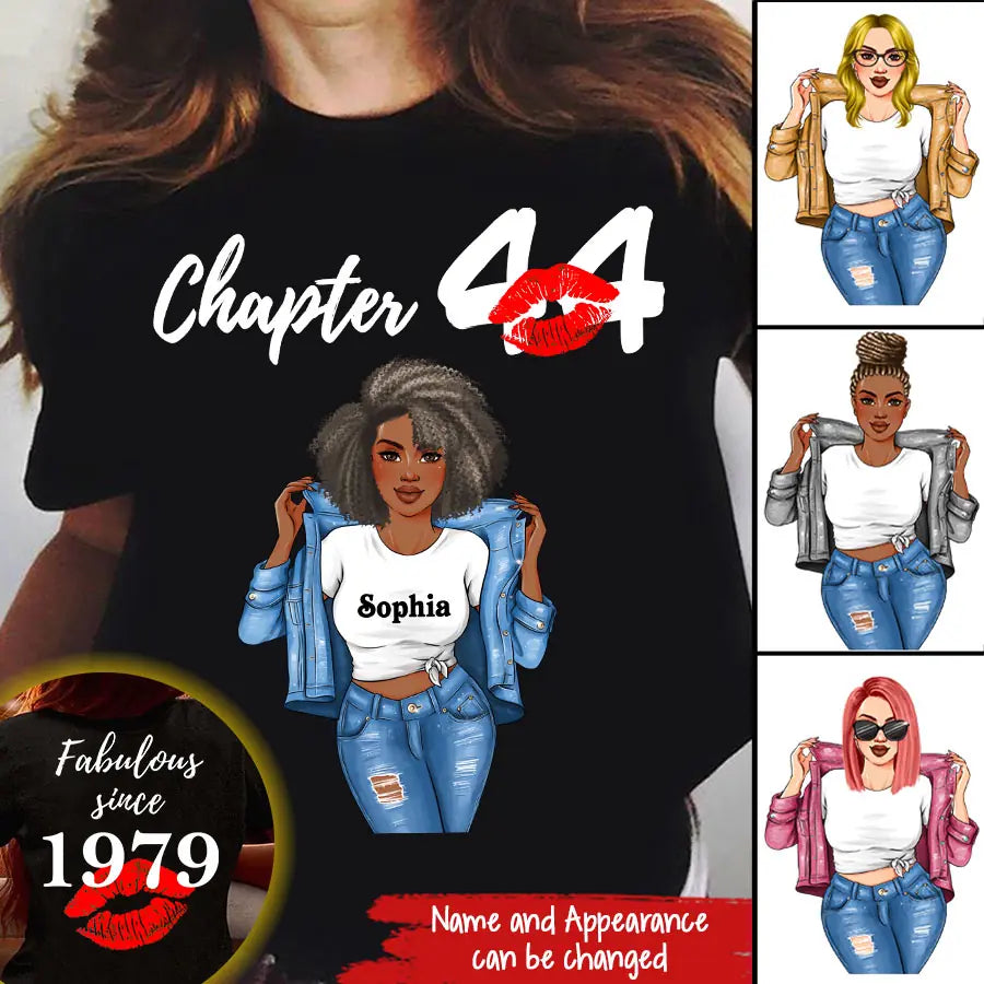 Personalized 44th birthday gifts ideas 44th birthday shirt for her back in 1980 turning 44 shirts 44th birthday t shirts for woman