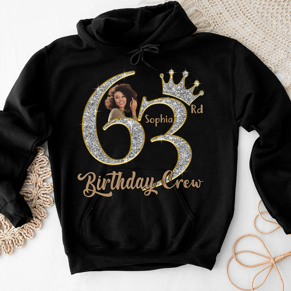 63rd Birthday Shirts, Custom Photo Birthday Shirts, Turning 63 Shirt For Women, Turning 63 And Fabulous Shirt, Best Gifts For Women Turning 63-YPT-HCT