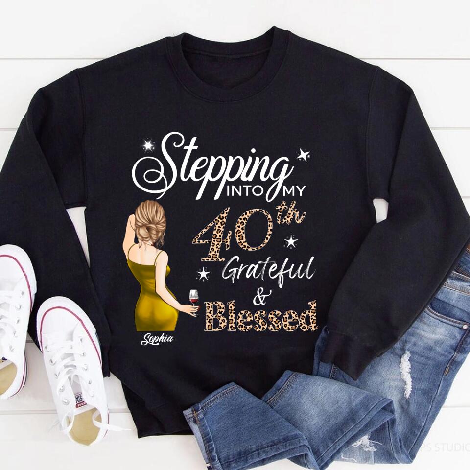 Stepping Into My 40th Birthday, Vintage 1983 Shirt, 40th Birthday Unique Gifts For Woman, 40th Birthday Ideas, Turning 40 Years Old Cotton Shirt