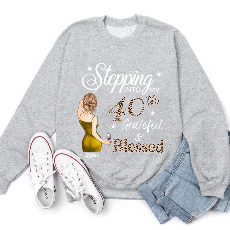 Stepping Into My 40th Birthday, Vintage 1983 Shirt, 40th Birthday Unique Gifts For Woman, 40th Birthday Ideas, Turning 40 Years Old Cotton Shirt