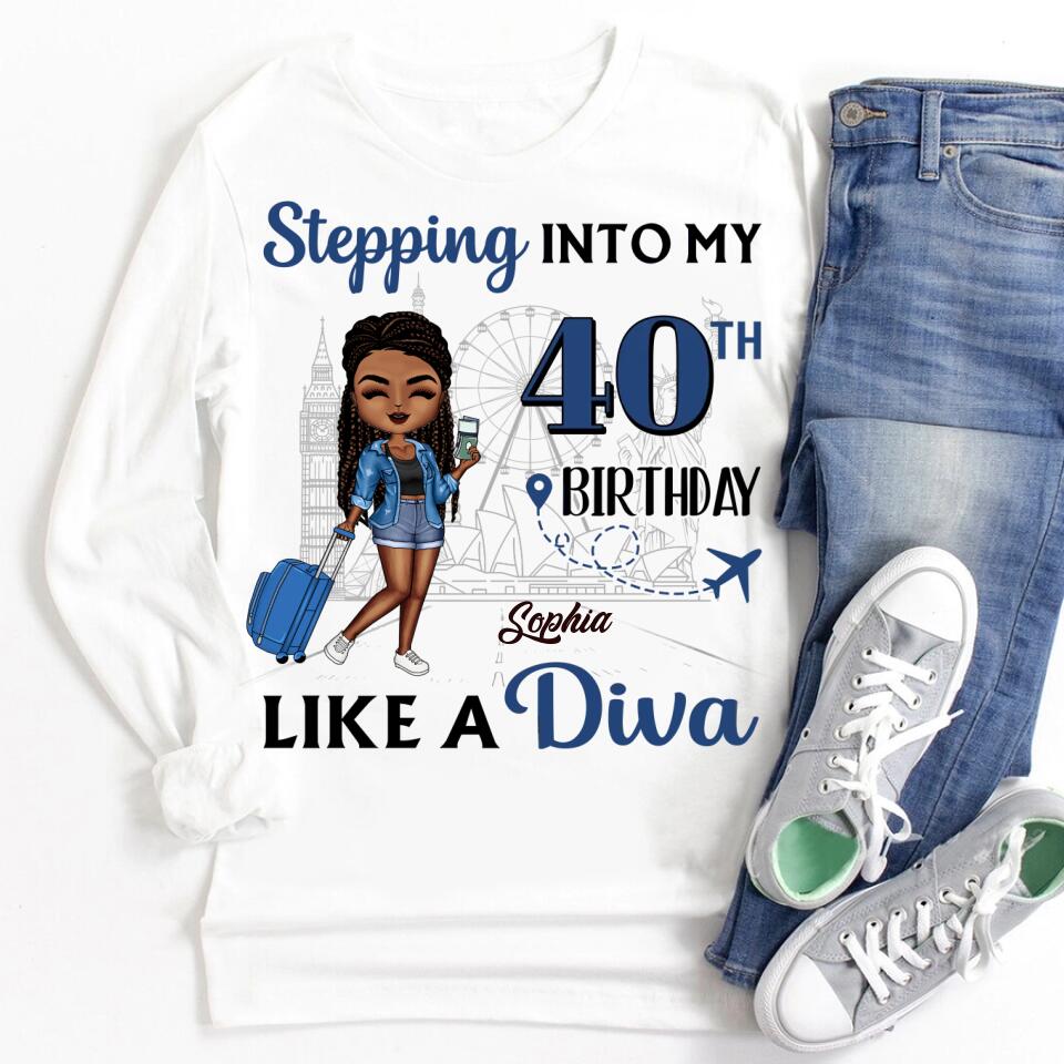 Chapter 40, Fabulous Since 1983 40th Birthday Unique T Shirt For Woman, Custom Birthday Shirt, Her Gifts For 40 Years Old , Turning 40 Birthday Cotton Shirt