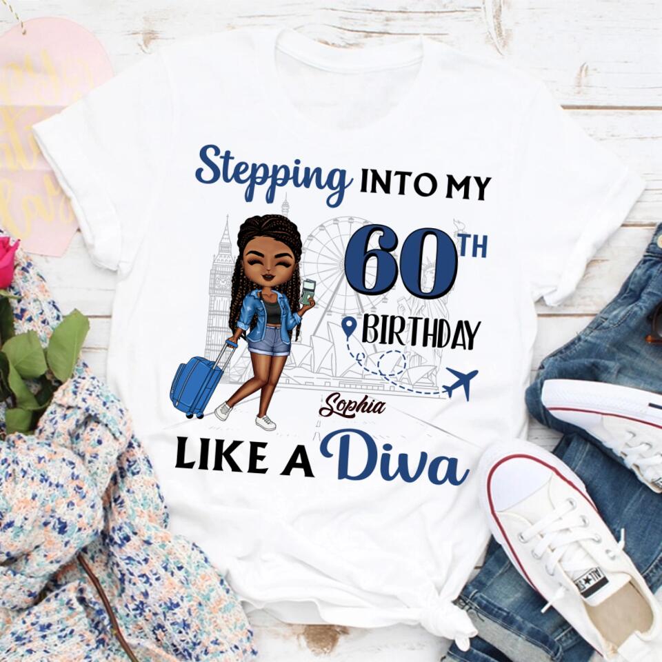 Chapter 60, Fabulous Since 1963 60th Birthday Unique T Shirt For Woman, Custom Birthday Shirt, Her Gifts For 60 Years Old , Turning 60 Birthday Cotton Shirt