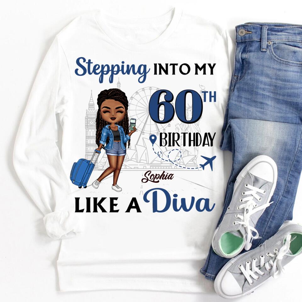Chapter 60, Fabulous Since 1963 60th Birthday Unique T Shirt For Woman, Custom Birthday Shirt, Her Gifts For 60 Years Old , Turning 60 Birthday Cotton Shirt