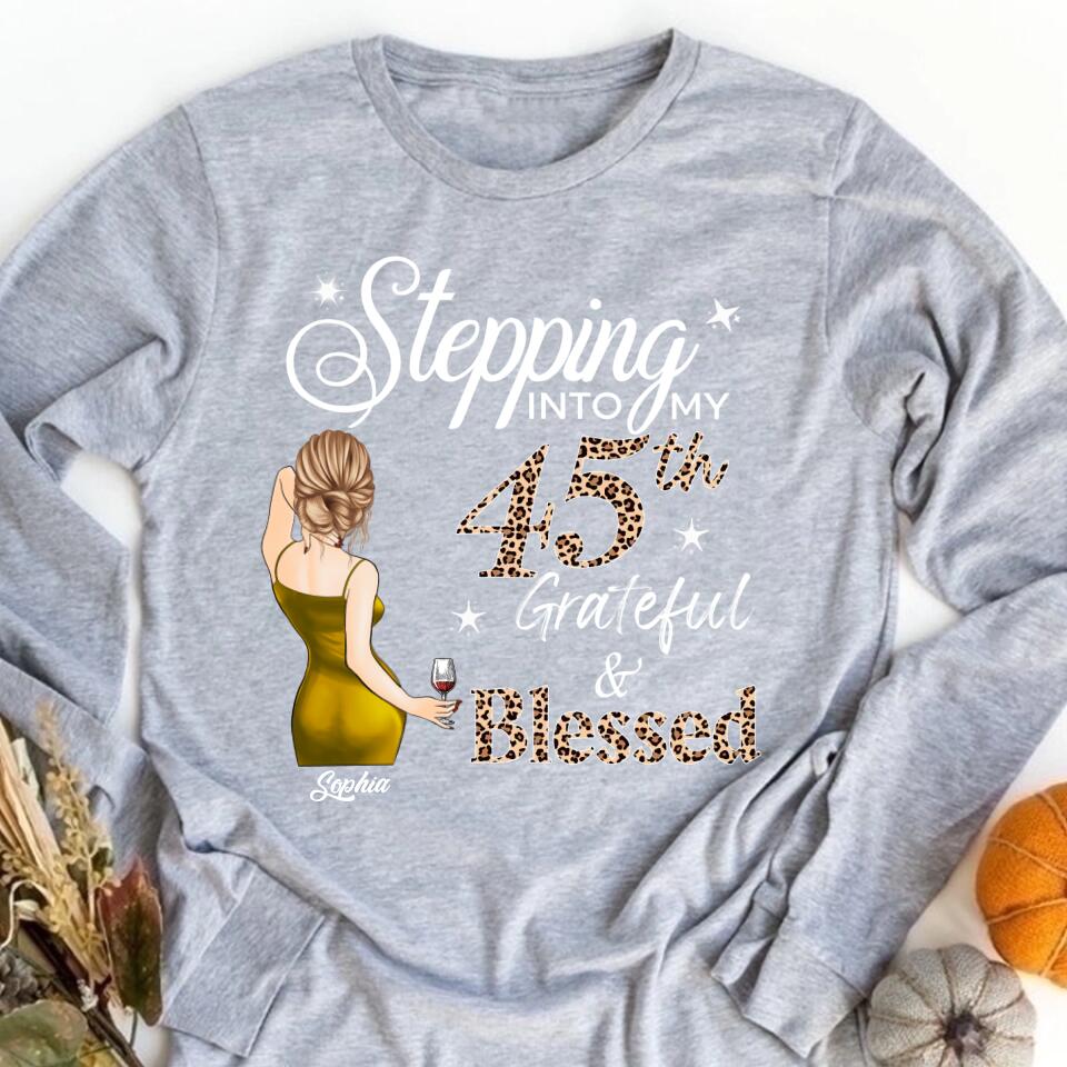 Stepping Into My 45th Birthday, Custom Birthday Shirts, Vintage 1978 Shirt, 45th Birthday Unique 45th Birthday Ideas