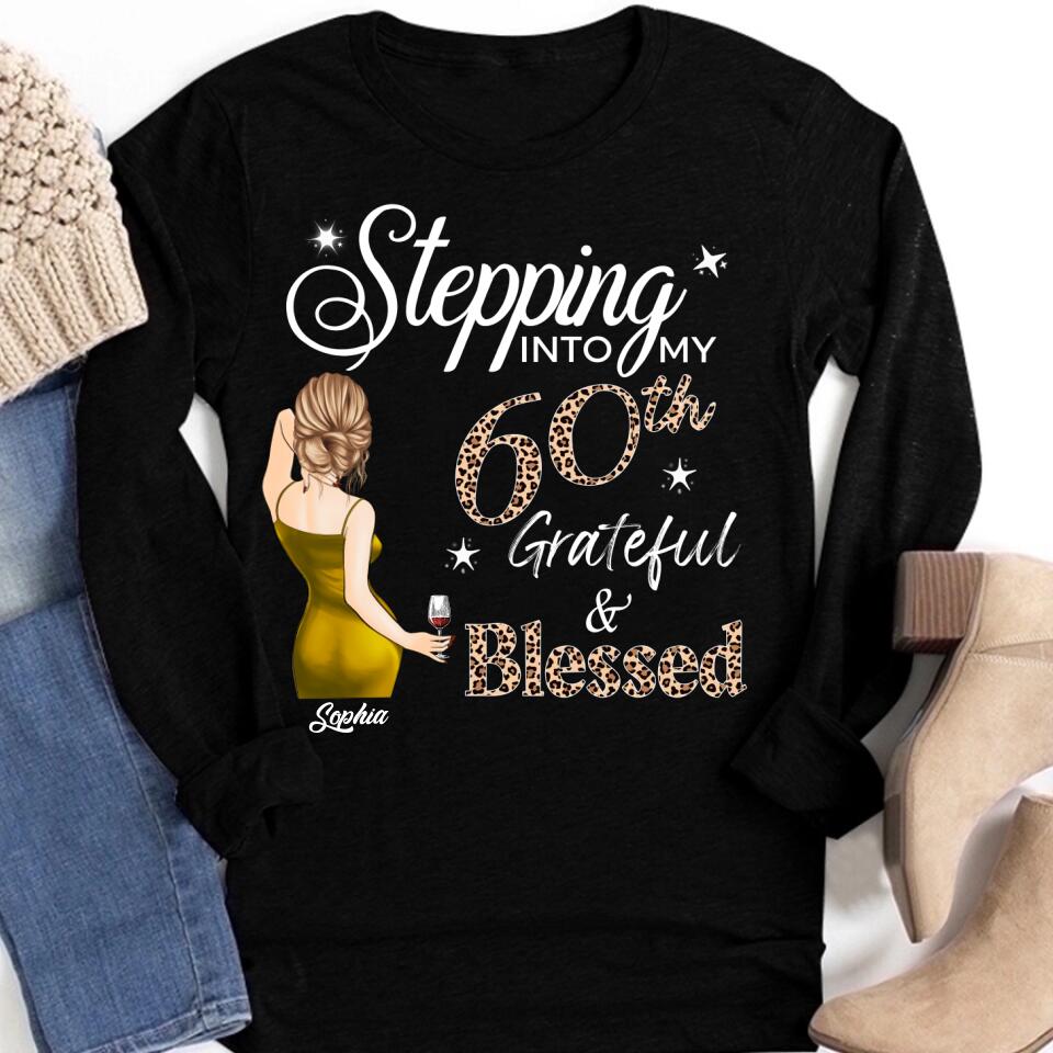 Stepping Into My 60th Birthday, Custom Birthday Shirts, Vintage 1963 Shirt, 60th Birthday Unique 60th Birthday Ideas
