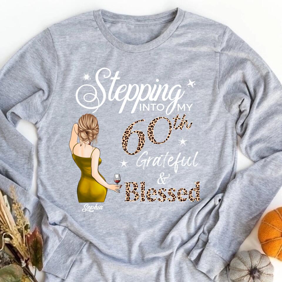 Stepping Into My 60th Birthday, Custom Birthday Shirts, Vintage 1963 Shirt, 60th Birthday Unique 60th Birthday Ideas