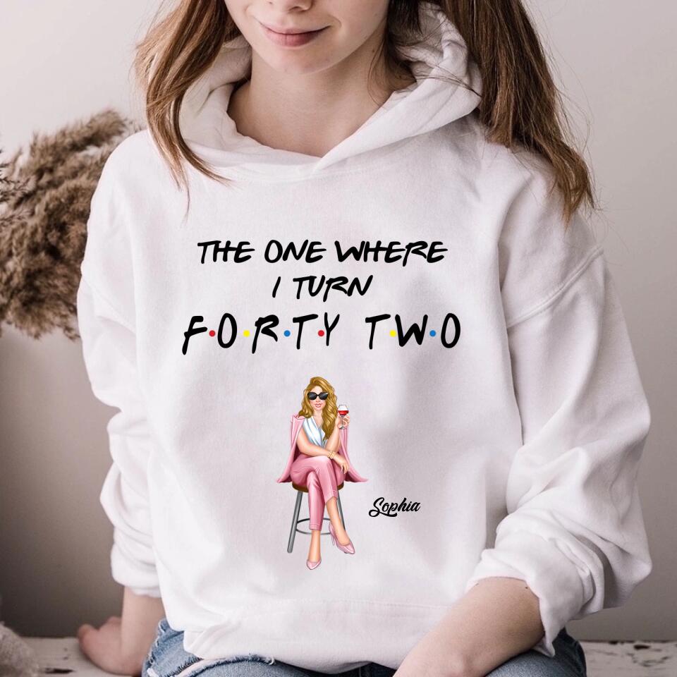 Chapter 42, Fabulous Since 1981 42nd Birthday Unique T Shirt For Woman, Custom Birthday Shirt, Her Gifts For 42 Years Old , Turning 42 Birthday Cotton Shirt