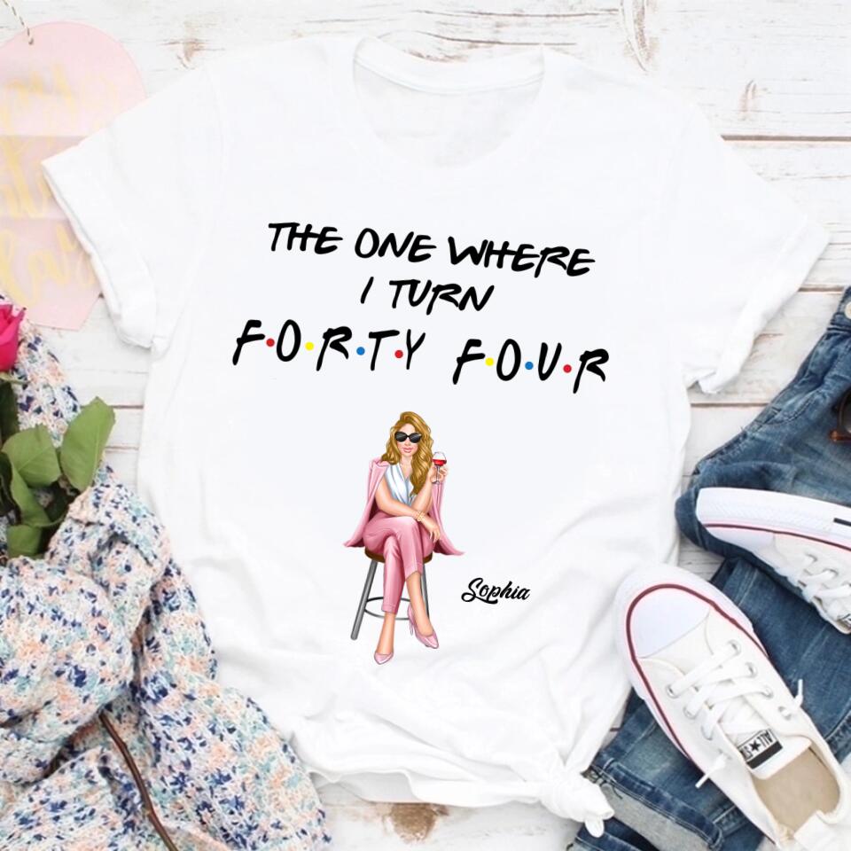 Chapter 44, Fabulous Since 1979 44th Birthday Unique T Shirt For Woman, Custom Birthday Shirt, Her Gifts For 44 Years Old , Turning 44 Birthday Cotton Shirt