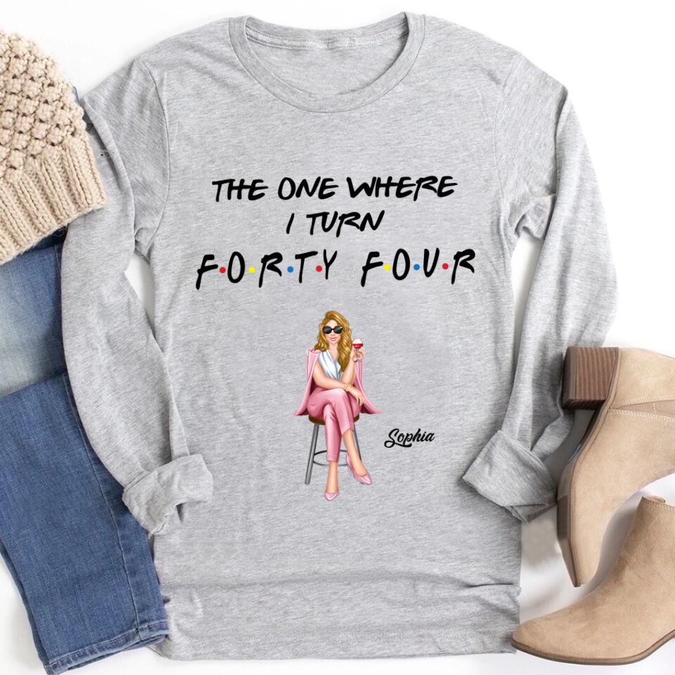 Chapter 44, Fabulous Since 1979 44th Birthday Unique T Shirt For Woman, Custom Birthday Shirt, Her Gifts For 44 Years Old , Turning 44 Birthday Cotton Shirt