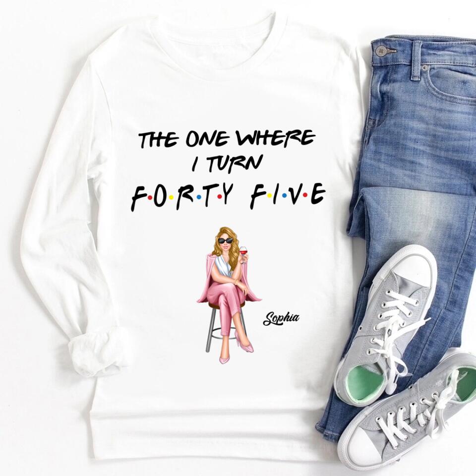 Chapter 45, Fabulous Since 1978 45th Birthday Unique T Shirt For Woman, Custom Birthday Shirt, Her Gifts For 45 Years Old , Turning 45 Birthday Cotton Shirt