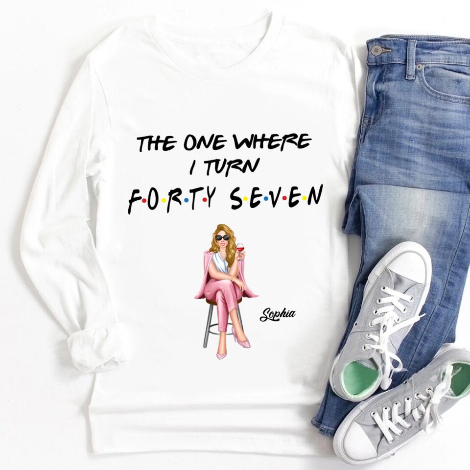 Chapter 47, Fabulous Since 1976 47th Birthday Unique T Shirt For Woman, Custom Birthday Shirt, Her Gifts For 47 Years Old , Turning 47 Birthday Cotton Shirt