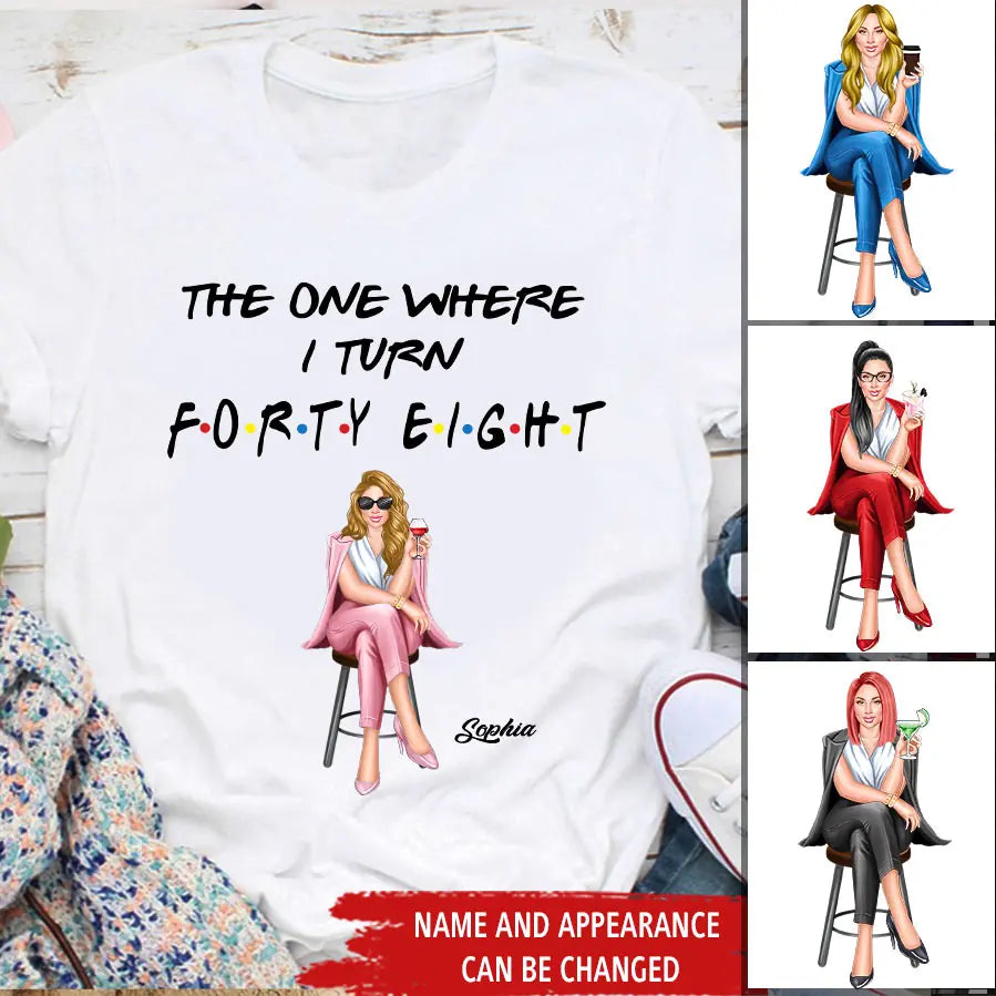 Chapter 48, Fabulous Since 1975 48th Birthday Unique T Shirt For Woman, Custom Birthday Shirt, Her Gifts For 48 Years Old , Turning 48 Birthday Cotton Shirt