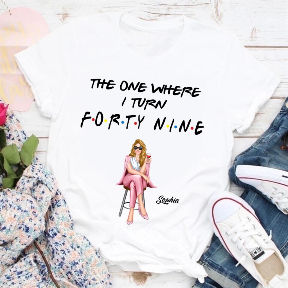 Chapter 49, Fabulous Since 1974 49th Birthday Unique T Shirt For Woman, Custom Birthday Shirt, Her Gifts For 49 Years Old , Turning 49 Birthday Cotton Shirt