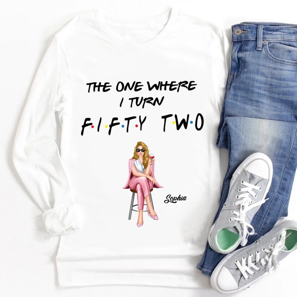 Chapter 52, Fabulous Since 1971 52nd Birthday Unique T Shirt For Woman, Custom Birthday Shirt, Her Gifts For 52 Years Old , Turning 52 Birthday Cotton Shirt