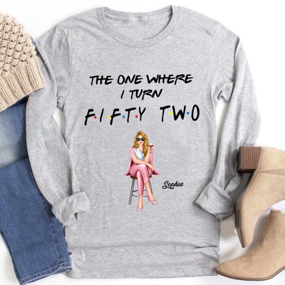 Chapter 52, Fabulous Since 1971 52nd Birthday Unique T Shirt For Woman, Custom Birthday Shirt, Her Gifts For 52 Years Old , Turning 52 Birthday Cotton Shirt