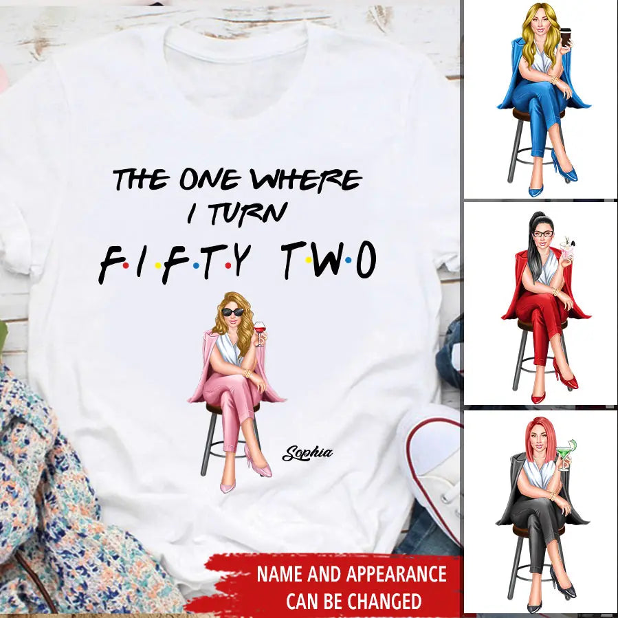 Chapter 52, Fabulous Since 1971 52nd Birthday Unique T Shirt For Woman, Custom Birthday Shirt, Her Gifts For 52 Years Old , Turning 52 Birthday Cotton Shirt