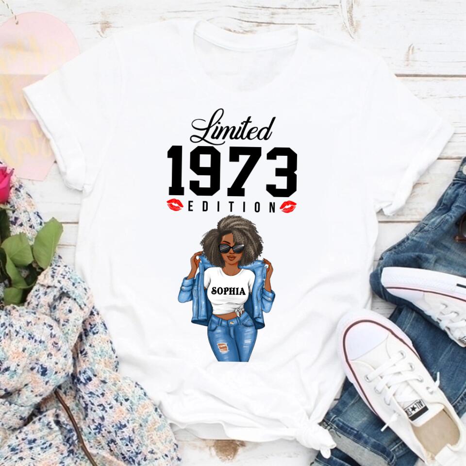 50th Birthday Shirts, Custom Birthday Shirts, Turning 50 Shirt, Gifts For Women Turning 50, 50 And Fabulous Shirt, 1973 Shirt, 50th Birthday Shirts For Her