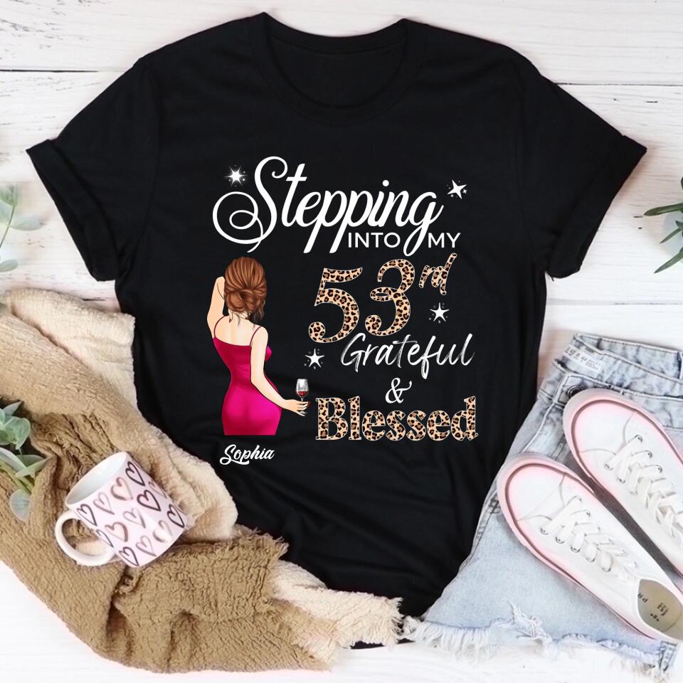 Stepping Into My 53rd Birthday, Custom Birthday Shirts, Vintage 1970 Shirt, 53rd Birthday Unique 53rd Birthday Ideas