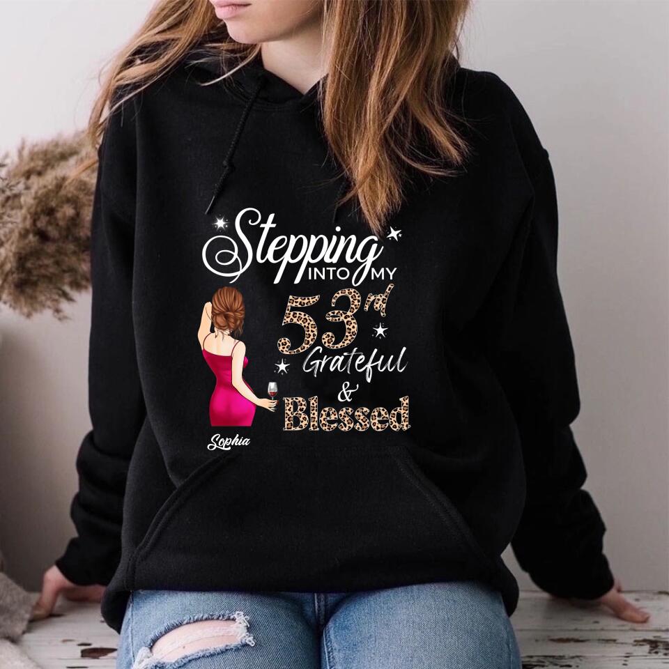 Stepping Into My 53rd Birthday, Custom Birthday Shirts, Vintage 1970 Shirt, 53rd Birthday Unique 53rd Birthday Ideas