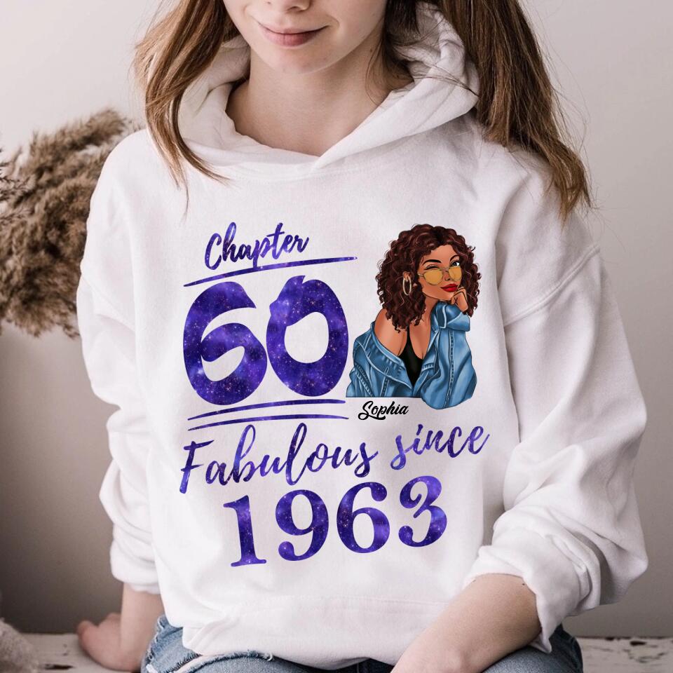 60th Birthday Shirts, Custom Birthday Shirts, Turning 60 Shirt, Gifts For Women Turning 60, 60 And Fabulous Shirt, 1963 Shirt, 50th Birthday Shirts For Her