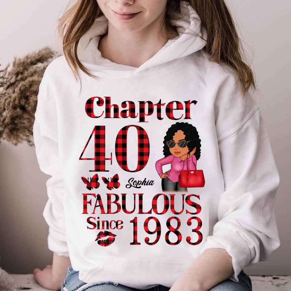 40th Birthday Shirts, Custom Birthday Shirts, Turning 40 Shirt, Gifts For Women Turning 40, 40 And Fabulous Shirt, 1983 Shirt, 40th Birthday Shirts For Her