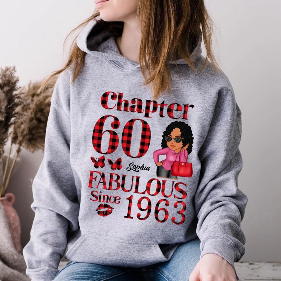 60th Birthday Shirts, Custom Birthday Shirts, Turning 60 Shirt, Gifts For Women Turning 60, 60 And Fabulous Shirt, 1963 Shirt, 60th Birthday Shirts For Her