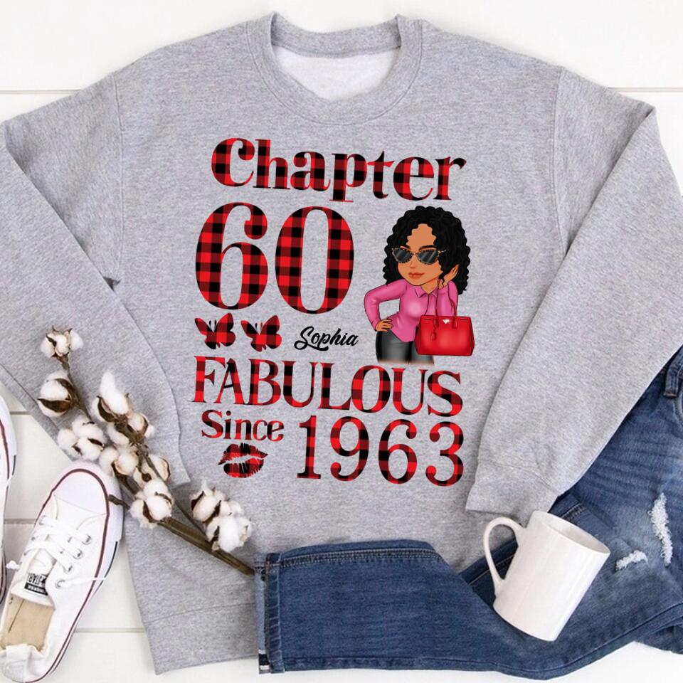 60th Birthday Shirts, Custom Birthday Shirts, Turning 60 Shirt, Gifts For Women Turning 60, 60 And Fabulous Shirt, 1963 Shirt, 60th Birthday Shirts For Her
