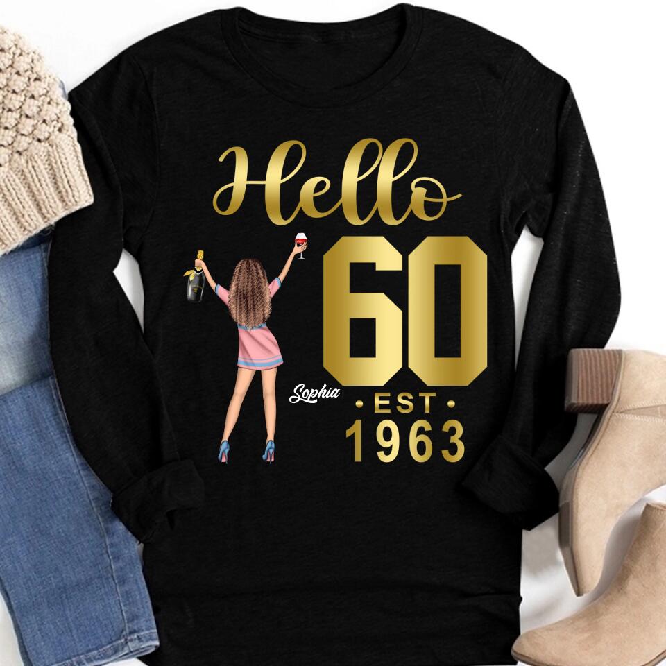 60th birthday shirts for her, Personalised 50th birthday gifts, 1963 t shirt, 60 and fabulous shirt, 60th birthday shirt ideas, gift ideas 60th birthday woman