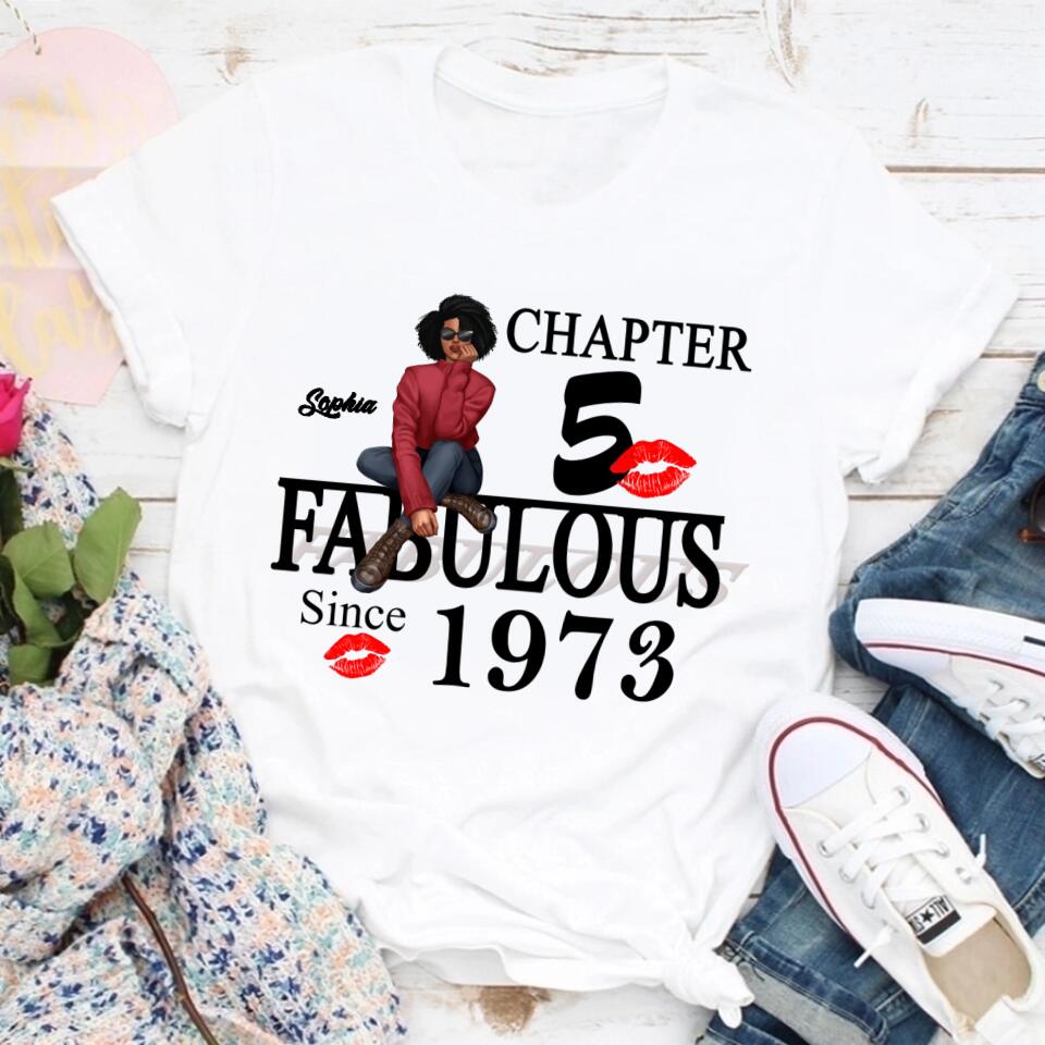 50th birthday shirts for her, Personalised 50th birthday gifts, 1973 t shirt, 50 and fabulous shirt, 50th birthday shirt ideas, gift ideas 50th birthday woman