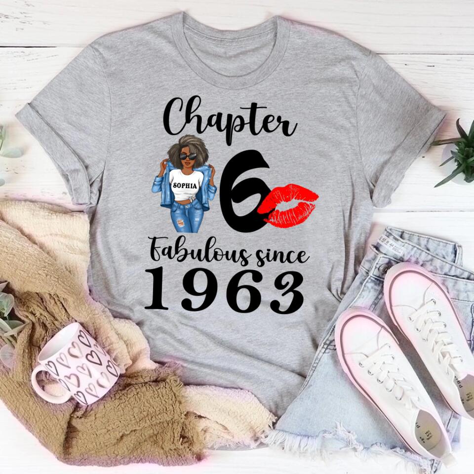 60th birthday shirts for her, Personalised 60th birthday gifts, 1963 t shirt, 60 and fabulous shirt, 60th birthday shirt ideas, gift ideas 60th birthday woman