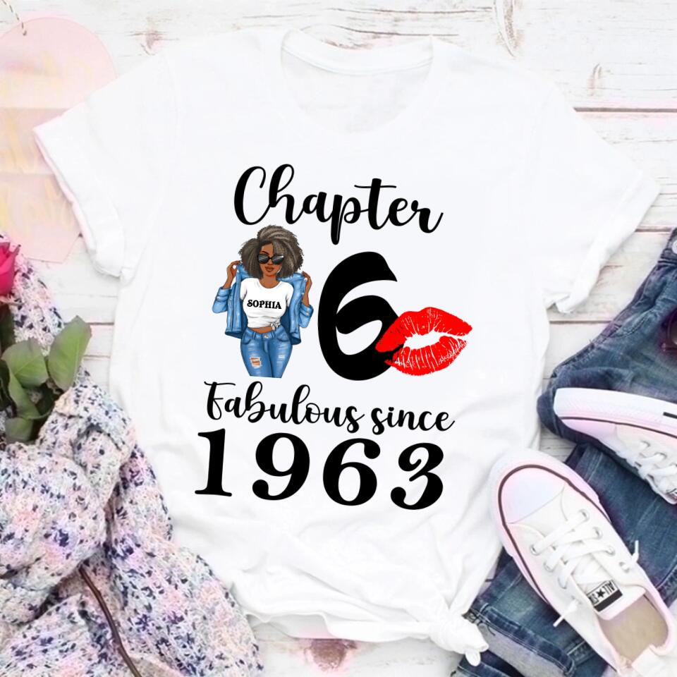 60th birthday shirts for her, Personalised 60th birthday gifts, 1963 t shirt, 60 and fabulous shirt, 60th birthday shirt ideas, gift ideas 60th birthday woman