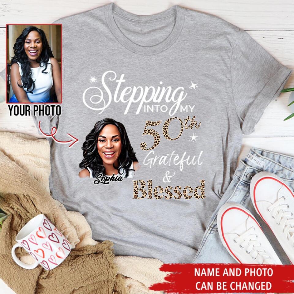 Stepping Into My 50th Birthday, Custom Birthday Shirts, Vintage 1973 Shirt, 50th Birthday Unique 50th Birthday Ideas