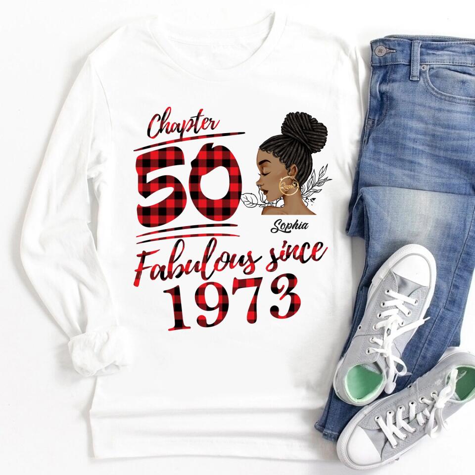 50th Birthday Shirts, Custom Birthday Shirts, Turning 50 Shirt, Gifts For Women Turning 50, 50 And Fabulous Shirt, 1973 Shirt, 50th Birthday Shirts For Her