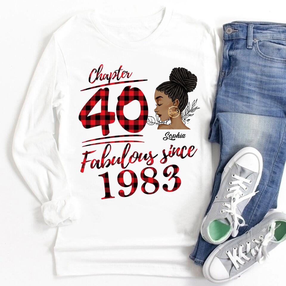 40th Birthday Shirts, Custom Birthday Shirts, Turning 40 Shirt, Gifts For Women Turning 40, 40 And Fabulous Shirt, 1983 Shirt, 50th Birthday Shirts For Her